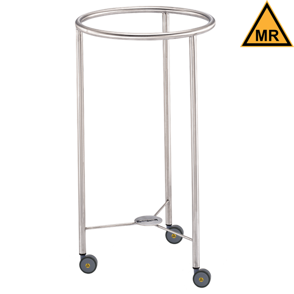 Blickman MR Conditional Hamper – Stainless Steel Frame – for Soiled Linen Collection – with Foot Pedal Options