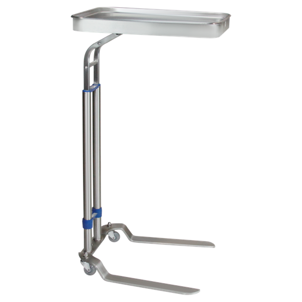 Blickman Benjamin Mayo Stand – Height Adjustable Tray – Stainless Steel Construction – for Operating Room Use