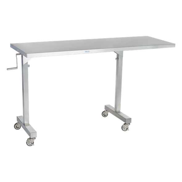 Blickman Georgetown CRT Table – Lower Shelf and H-Brace – for Operating Room Use – Medical Grade Work Surface