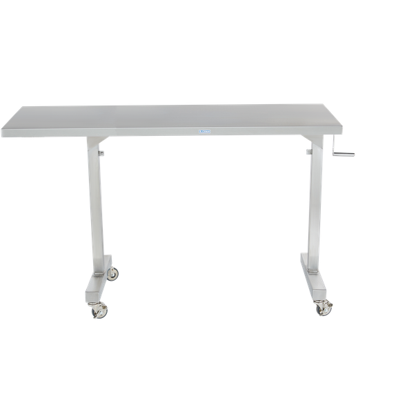 Blickman Georgetown CRT Table – Lower Shelf and H-Brace – for Operating Room Use – Medical Grade Work Surface