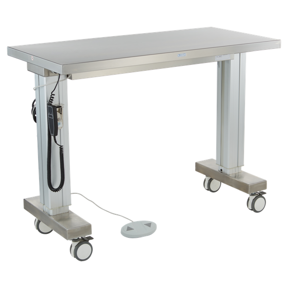 Blickman Liberty Medical Table – Lower Shelf and H-Brace – for Operating Room Use – Medical Grade Work Surface