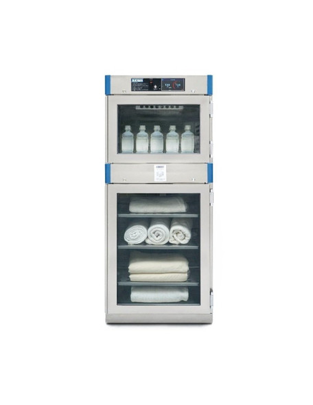 Blickman Dual Chamber Freestanding Blanket and Fluid Warming Cabinet – 30 in W x 74 1/2 in H x 26 5/8 in D