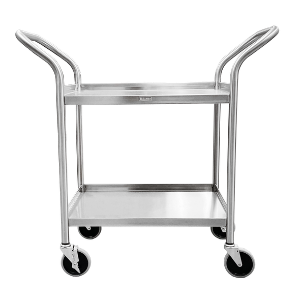 Blickman Heavy Duty Utility Cart – 41 3/4 in W x 40 in H x 19 1/4 in D – with Swivel Casters – Steel Build