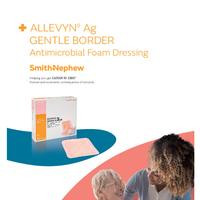 Smith & Nephew ALLEVYN Ag Gentle Border Silver Silicone Foam Dressing – 2 Configurations – OEM Supply
