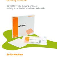 Smith & Nephew CUTICERIN Low-Adherence Gauze Dressing – 6 Configurations – Sizes 3" x 3" to 8" x 16"