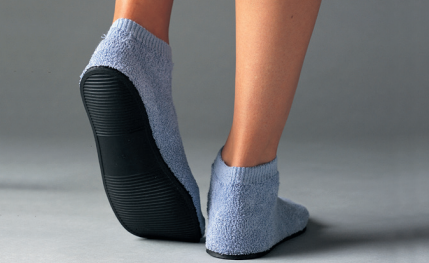 Albahealth Care-Steps III Hard Sole Slippers – 10 Configurations – Sold as 48/Case – High Ribbed Ankle