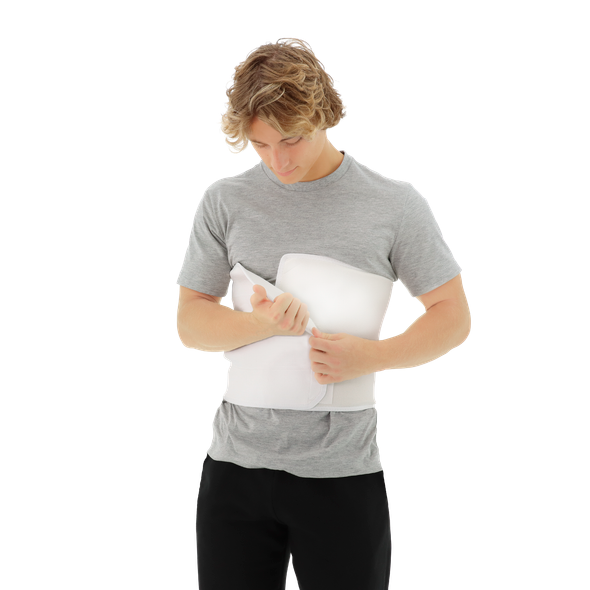 Core Products Abdominal Binder Support – 4 Configurations – Sizes Small to Universal – 36"-48"
