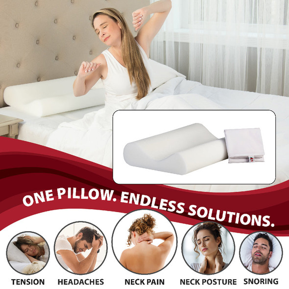Core Products Basic Support Foam Cervical Pillow – 2 Configurations – OEM Supply – OEM – Therapy Grade Supply