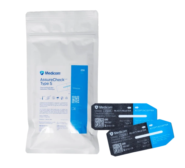 Medicom AssureCheck Type 5 Chemical Integrators – Single Configuration – Genuine Medicom Supply