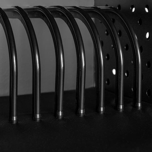 Luxor Secure Mobile 24-Device Laptop and Chromebook Charging Cart, Black Locking Design with AC Outlets