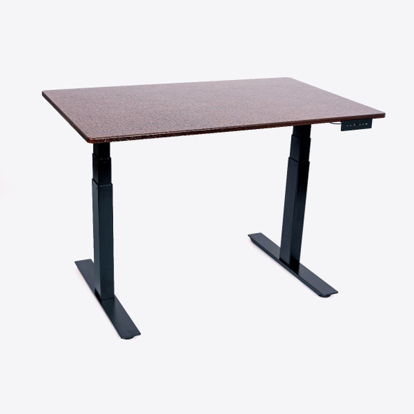 Luxor Mobile Electric Programmable Height Adjustable Standing Desk, 47.25" W x 29.5" D x 25.25" - 53.6" H,