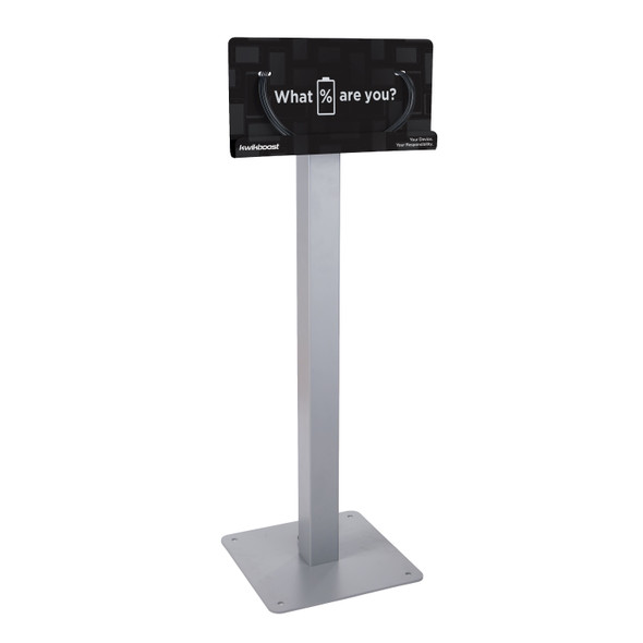 Luxor KwikBoost Standard Floor Stand Charging Stations for 8 devices Designed for Daily Facility Use