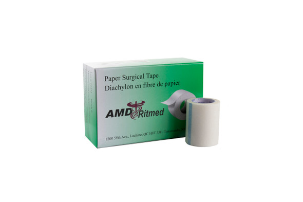 AMD Ritmed Paper Surgical Tape – 3 Configurations – Sold as 24/bx, 12 bx/cs – OEM Supply – OEM