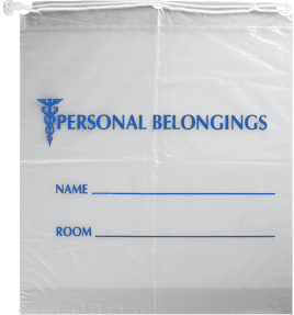 ASP Global Patient Belongings Bag with 5 Size and Pack Options for Hospitals, Clinics and Care Teams