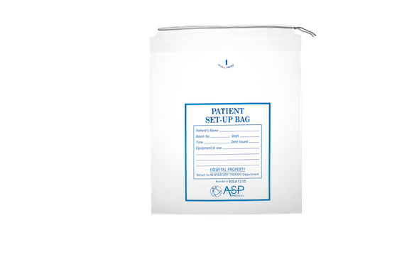 ASP Global Respiratory Patient Set-Up Bag with 1 Size and Pack Options for Hospitals and Clinics