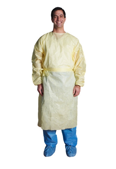ASP Global Disposable AAMI Rated Impervious Gown with 1 Size and Pack Options for Hospitals and Clinics