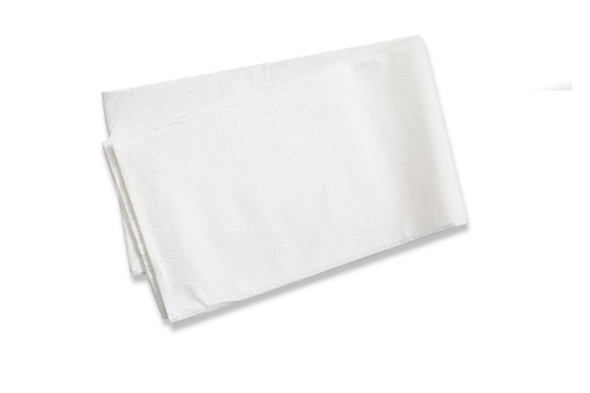 Graham Spa Essentials Flat Sheet - 3-Ply Tissue Disposable Spa Sheet, 40 by 72 Inches, White