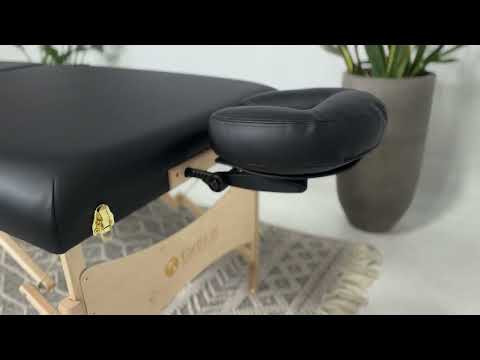 Earthlite Harmony DX Portable Massage Table Package - Eco-Friendly Maple Table Package in Four Colors