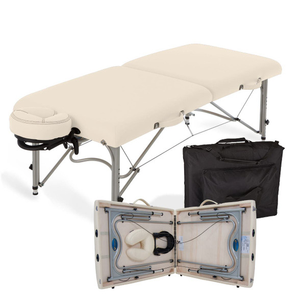 Earthlite Luna Portable Massage Table Package - Lightweight Aluminum-Frame Table Package in Three Colors