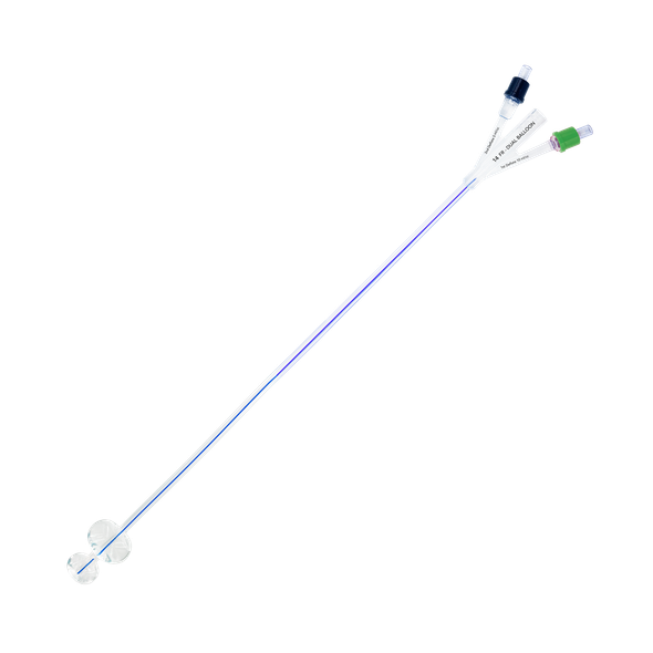 HR Healthcare TruCath Duo 100% Silicone Dual-Balloon Foley Catheters - Atraumatic Indwelling Catheters