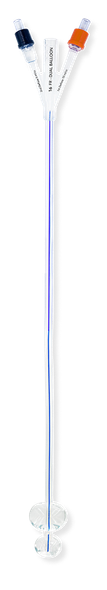 HR Healthcare TruCath Duo 100% Silicone Dual-Balloon Foley Catheters - Atraumatic Indwelling Catheters