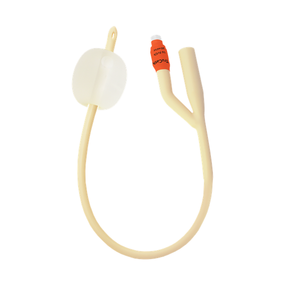HR Healthcare TruCath Silicone-Elastomer Coated Latex Foley Catheters - 2-Way and 3-Way Catheter Options