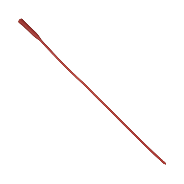 HR Healthcare TruCath Red Rubber Intermittent Urethral Catheters - Latex Catheters, 8 to 22 Fr, 16 Inch