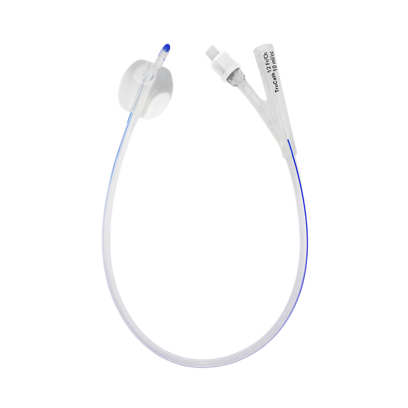 HR Healthcare TruCath 100% Silicone Foley Catheters - 2-Way and 3-Way Catheters, 10 and 30 ml Balloons