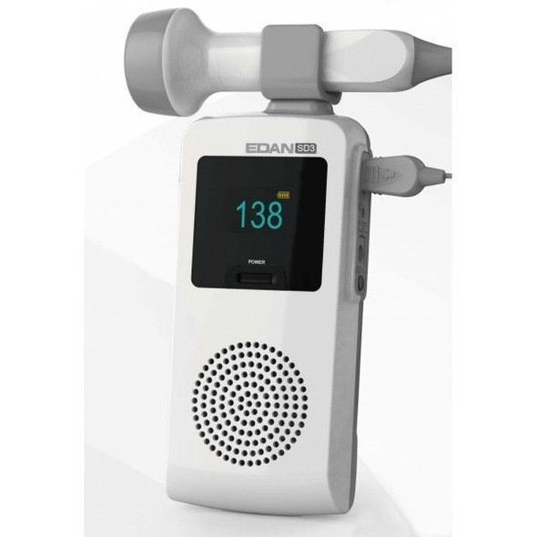 Edan SD3 Ultrasonic Pocket Doppler – SD3 Ultrasonic Pocket Doppler, AA batteries compatible