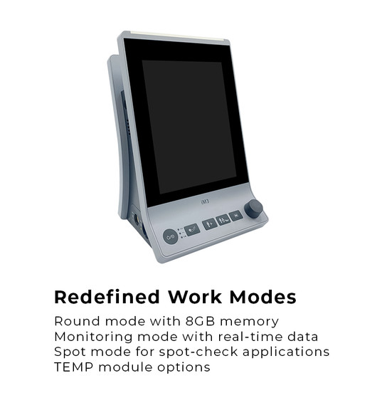 Edan iM3 Vital Signs Monitor – Vital Signs Monitor, Continuous Monitoring, Professional Diagnostic Equipment