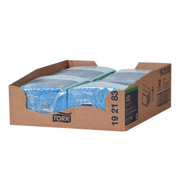 Tork Foodservice Cleaning Towel, Z Fold - 4 Packs per Case, 80 Sheets per Pack, Wipers small pack