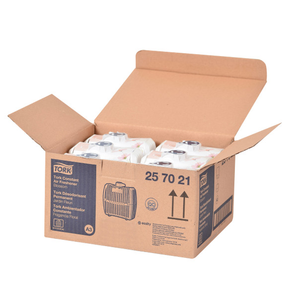 Tork Constant Air Freshener Refill, Blossom A3 - 6 per Case, Premium Quality, White, Genuine Tork