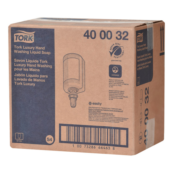 Tork Luxury Hand Washing Liquid Soap - 6 per Case, Soap and Sanitizer System, Premium Quality