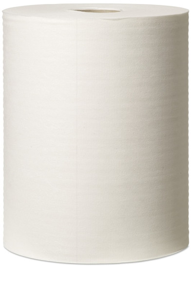 Tork Heavy Duty Cleaning Cloth White W2 - 1 Rolls per Case, 400 Sheets per Roll, Wipers combi roll system