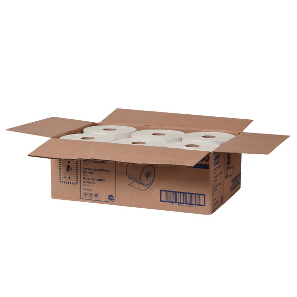 Tork Universal Hand Towel Roll - 6 Rolls per Case, Universal Quality, White, 1-Ply, Genuine Tork, SKU 8031900