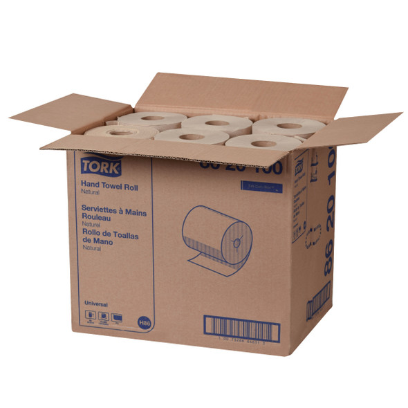 Tork Universal Hand Towel Roll - 12 Rolls per Case, Mini Mechanical Hand Towel System, Universal Quality