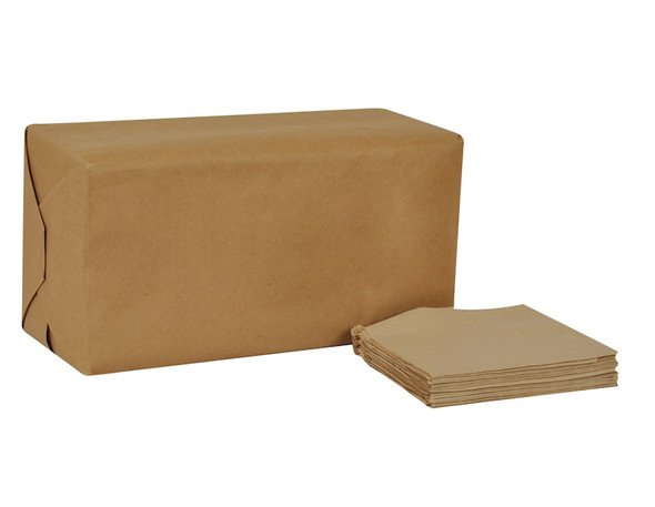 Tork Universal Masterfold Dispenser Napkin - 12 Packs per Case, Brushed steel dispenser napkin system, Nature