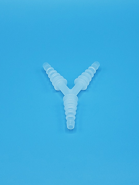 Busse 6-in-1 Y Tubing Connector, 6mm to 15mm, Sterile or Clean Non Sterile, Split Suction Connector