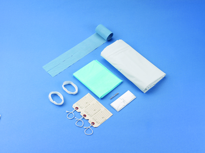Busse Straight Zipper Post-Mortem Kits, Adult Bag with Chin Strap, Underpad, Ties, Tags and Effects Bag