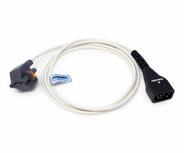 Nonin 8000SS PureLight Reusable Small Soft SpO2 Sensor for Extended Monitoring, 1 and 3 Meter Cables