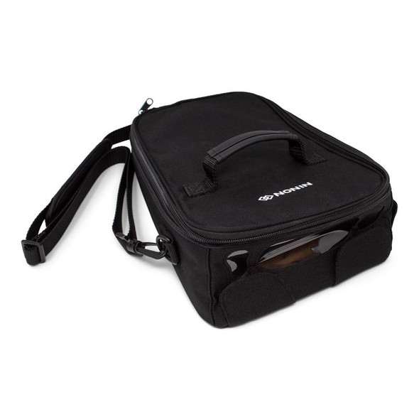 Nonin 7500CC Carrying Case in Black for Model 7500 and 7500FO Tabletop Pulse Oximeters, 6031-000