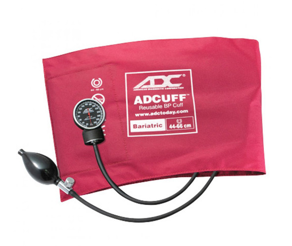 ADC Diagnostix 720 Bariatric Sphygmomanometer with 300 mmHg Manometer, Cuff for Limbs 44 to 66 cm, Carry Case