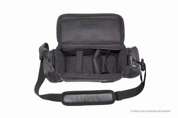 ADC E-Sphyg 3 Padded Carrying Case with Shoulder Strap and Side Pouches for Cuffs and Power Supply