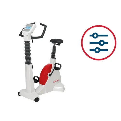 Schiller ERG 911 S Plus Exercise Ergometer Bicycle with Speed-Independent Load and Pivoting Graphical Display