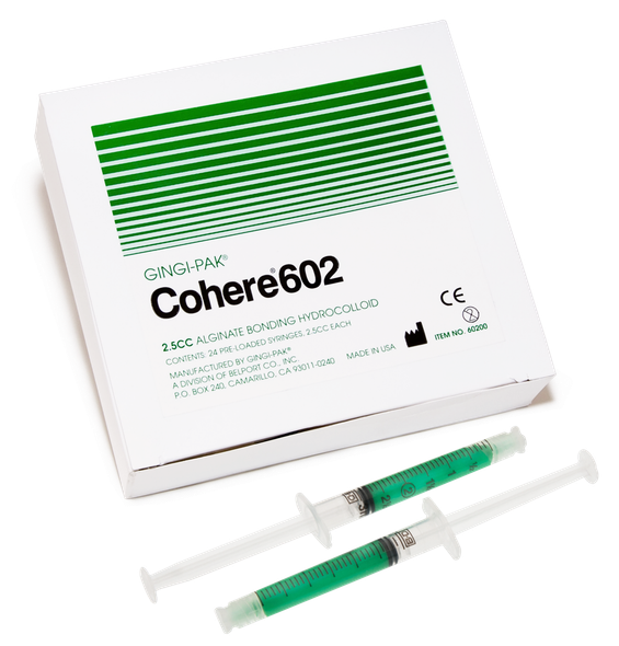 Gingi-Pak Cohere Syringe and Cartridge Impression Material for Use with Alginate, 2.5 cc and 5 cc Syringes