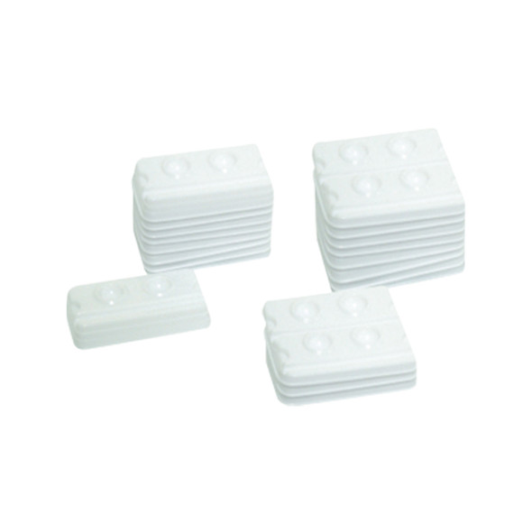 Gingi-Pak Disposable Mixing Wells, 2-Well and 4-Well Formats for Dental Materials, 200 Wells per Pack