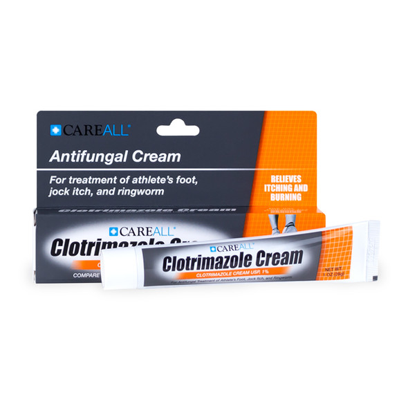 New World Imports CareAll 1 oz. Clotrimazole Antifungal Cream, Compare to Lotrimin AF Active Ingredient