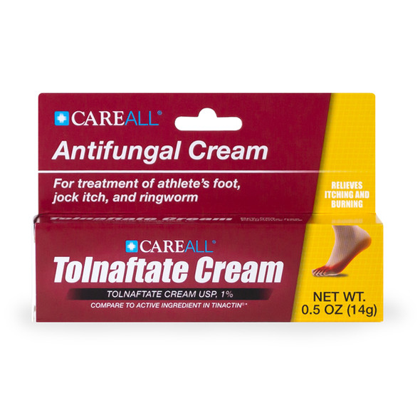 New World Imports CareAll 0.5 oz. Tolnaftate Antifungal Cream, Compare to Tinactin Active Ingredient