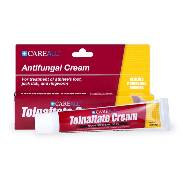New World Imports CareAll 1 oz. Tolnaftate Antifungal Cream, Compare to Tinactin Active Ingredient