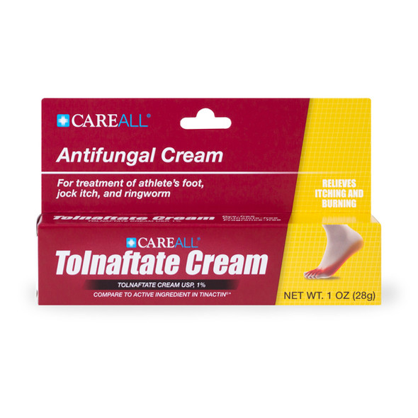 New World Imports CareAll 1 oz. Tolnaftate Antifungal Cream, Compare to Tinactin Active Ingredient